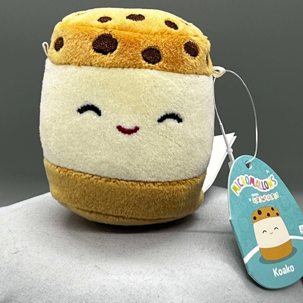 Squishmallow‎ Koako The Ice Cream Sandwich 2" Squishville by BNWT Kids Plush